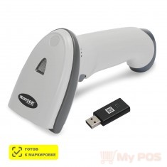 Беспроводной сканер штрих-кода MERTECH CL-2210 BLE Dongle P2D USB White